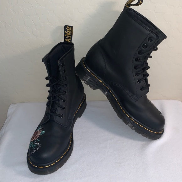 DR MARTENS BRAND NEW SIZE 7 1460 VONDA II GORGEOUS EMBROIDERED BOOTS - Picture 6 of 9